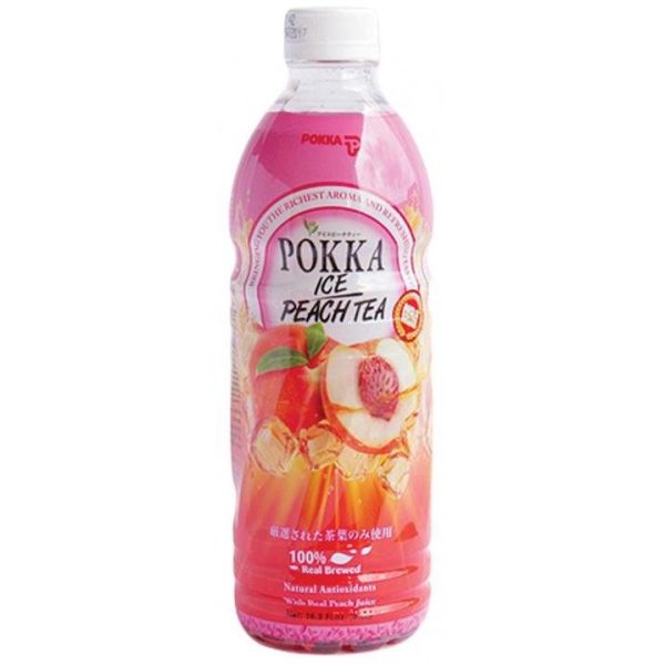 POKKA ICE PEACH TEA 500ML Discount