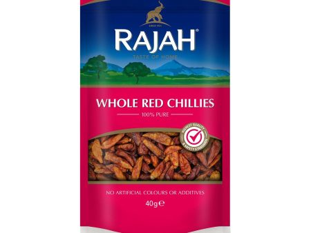 RAJAH WHOLE RED CHILLIES - 200G Sale