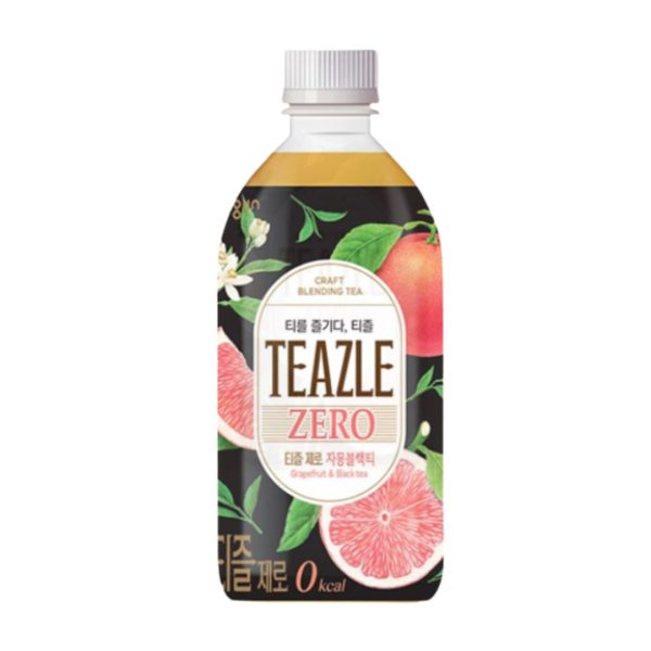 WOONGJIN TEAZLE ZERO GRAPEFRUIT BLACK TEA 500ML For Cheap