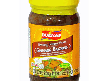 BUENAS SAUTEED REGULAR SHRIMP PASTE 250G For Cheap