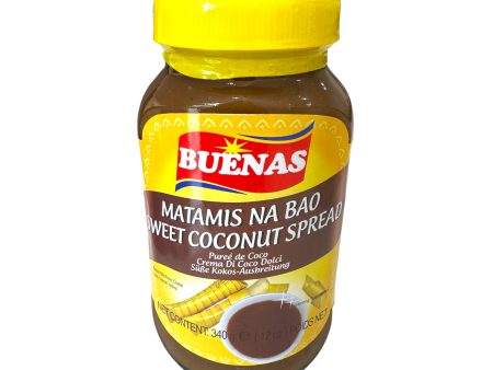 BUENAS SWEET COCONUT SPREAD - 340G on Sale