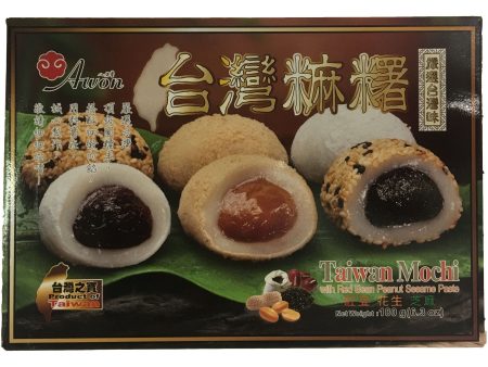 AWON TAIWAN MOCHI GIFT BOX MIX 180G 台灣麻糬禮盒 (紅豆 花生 芝麻 ) For Discount