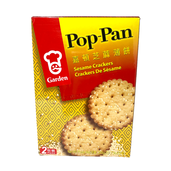 GARDEN POP-PAN SESAME CRACKERS 225G 嘉頓芝麻薄餅 Hot on Sale