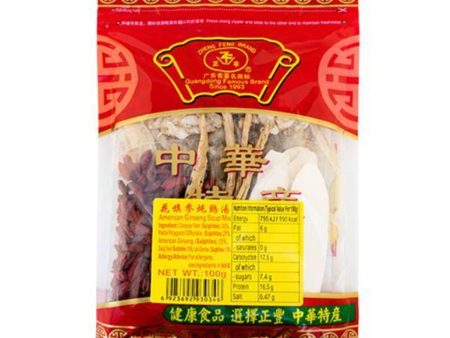 ZHENG FUNG AMERICAN GINSENG SOUP MIX - 100G 正豐花旗參燉雞湯 Online