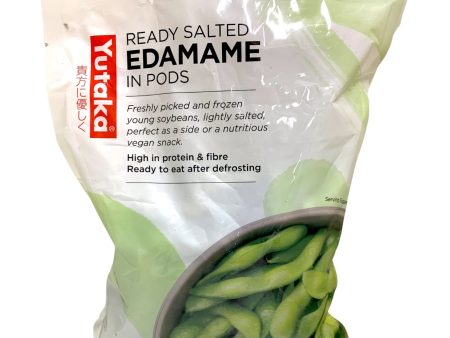 YUTAKA READY SALTED EDAMAME SOYBEANS IN PODS 400G 鹽味枝豆 Online