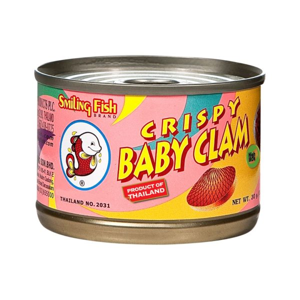 SMILING FISH CRISPY BABY CLAM ORIGINAL 30G For Sale