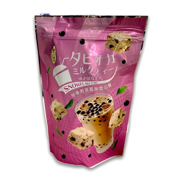 LOVE & LOVE SNOWFLAKE CAKE PEARL MILK TEA FLAVOUR - 96G 珍珠奶茶雪花酥 Discount