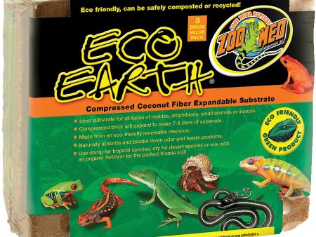 Zoo Med Laboratories Inc - Eco Earth Compressed Coconut Fiber Substrate For Discount