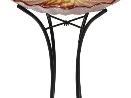 Beckett Corp - Glass Sunset Birdbath Fountain For Discount