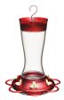 Classic Brands - Humming - Garnet Glass Hummingbird Feeder Cheap